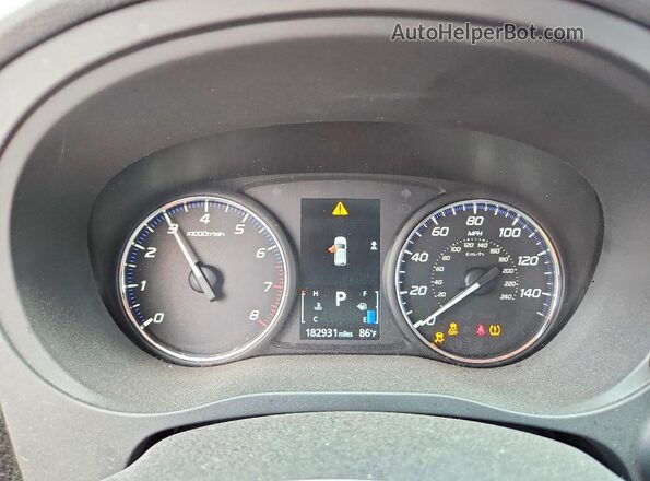 JA4AD2A34JZ063185 2018 MITSUBISHI OUTLANDER Red ხელსაწყოთა პანელის ხედი