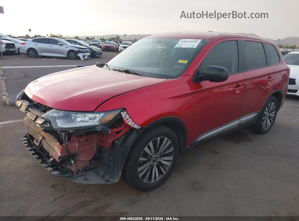 JA4AD2A34LZ000106 2020 MITSUBISHI OUTLANDER Red Передня ліва чверть