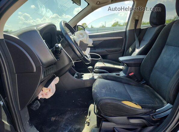 JA4AD2A35GZ039695 2016 MITSUBISHI OUTLANDER Black Вид салону спереду