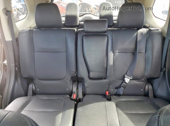 JA4AD3A30JZ071564 2018 MITSUBISHI OUTLANDER Black უკანა სავარძლების ხედი