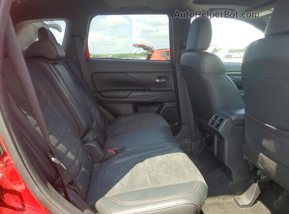 JA4AD3A30LZ008340 2020 MITSUBISHI OUTLANDER Red უკანა სავარძლების ხედი