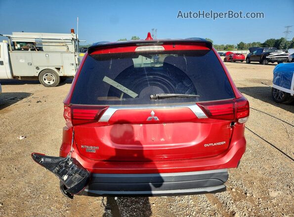 JA4AD3A31JZ036774 2018 MITSUBISHI OUTLANDER Red Widok z tyłu