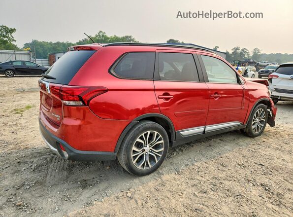JA4AD3A33GZ005261 2016 MITSUBISHI OUTLANDER Красный Задняя правая четверть