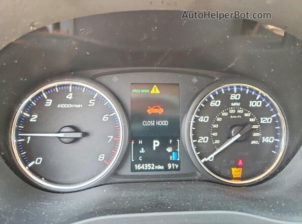 JA4AD3A33GZ005261 2016 MITSUBISHI OUTLANDER Красный Вид щитка приборов