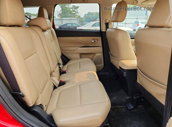 JA4AD3A33GZ005261 2016 MITSUBISHI OUTLANDER Красный Вид задней части салона