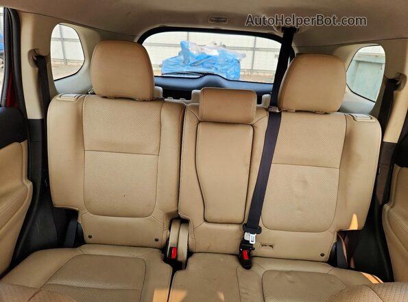 JA4AD3A33GZ005261 2016 MITSUBISHI OUTLANDER Красный Вид задних сидений
