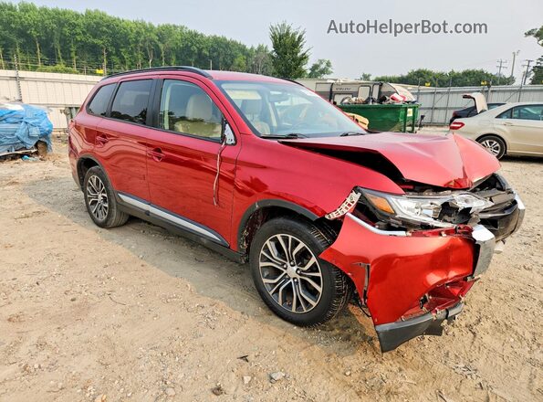 JA4AD3A33GZ005261 2016 MITSUBISHI OUTLANDER Красный Передняя правая четверть