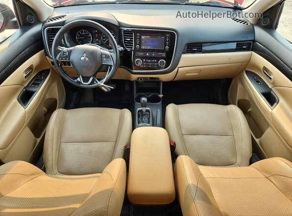JA4AD3A33GZ005261 2016 MITSUBISHI OUTLANDER Красный Вид панели приборов
