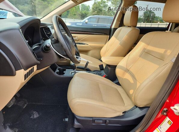 JA4AD3A33GZ005261 2016 MITSUBISHI OUTLANDER Красный Вид салона спереди
