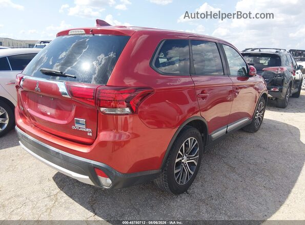 JA4AD3A33JZ014193 2018 MITSUBISHI OUTLANDER Красный Задняя правая четверть