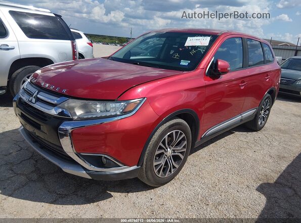 JA4AD3A33JZ014193 2018 MITSUBISHI OUTLANDER Красный Передняя левая четверть