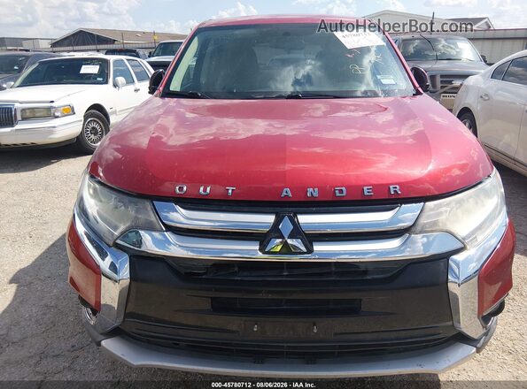 JA4AD3A33JZ014193 2018 MITSUBISHI OUTLANDER Красный Вид щитка приборов