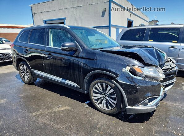 JA4AD3A34LZ030731 2020 MITSUBISHI OUTLANDER Черный Передняя правая четверть