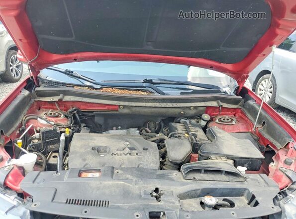 JA4AD3A35GZ001180 2016 MITSUBISHI OUTLANDER Red Շարժիչի բաժամունքի տեսք
