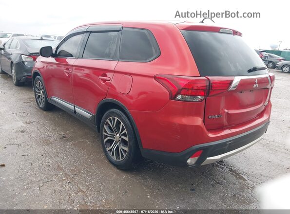 JA4AD3A37GZ011371 2016 MITSUBISHI OUTLANDER Красный Задняя левая четверть