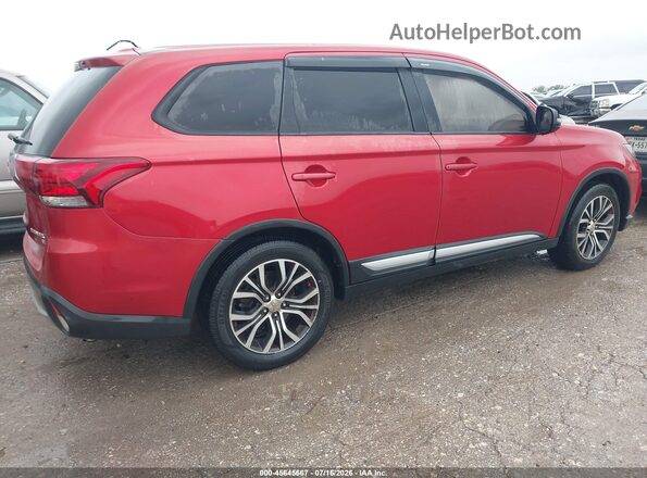 JA4AD3A37GZ011371 2016 MITSUBISHI OUTLANDER Красный Задняя правая четверть