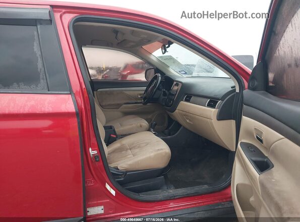 JA4AD3A37GZ011371 2016 MITSUBISHI OUTLANDER Красный Вид салона спереди