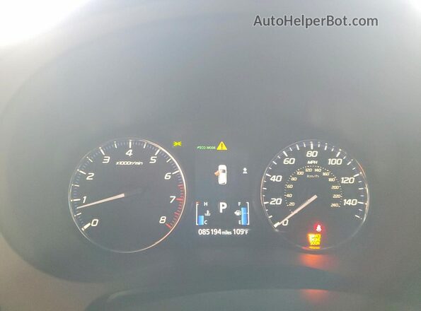 JA4AD3A37LZ036331 2020 MITSUBISHI OUTLANDER Silver Вид щитка приладів