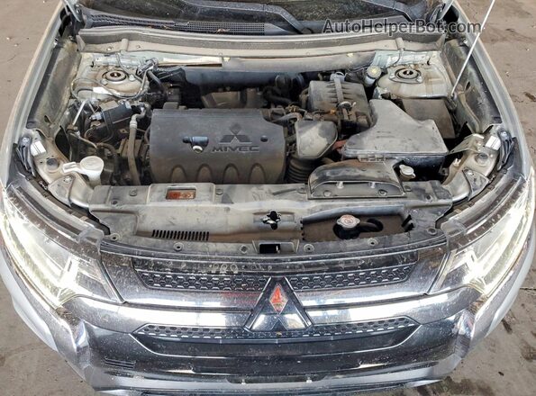 JA4AD3A37LZ036331 2020 MITSUBISHI OUTLANDER Silver Вид задньої частини салону