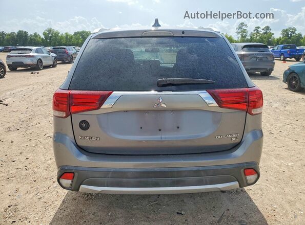 JA4AD3A39JJ001009 2018 MITSUBISHI OUTLANDER Gray უკანა ხედი