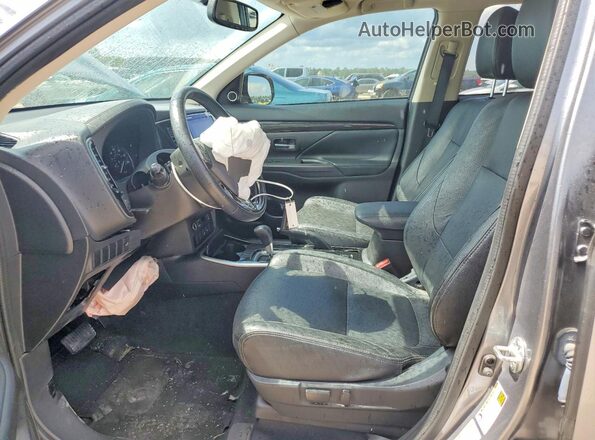 JA4AD3A39JJ001009 2018 MITSUBISHI OUTLANDER Gray წინა სალონის ხედი