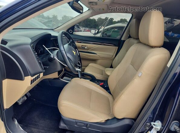 JA4AD3A39JJ001544 2018 MITSUBISHI OUTLANDER Blue Widok wnętrza z przodu