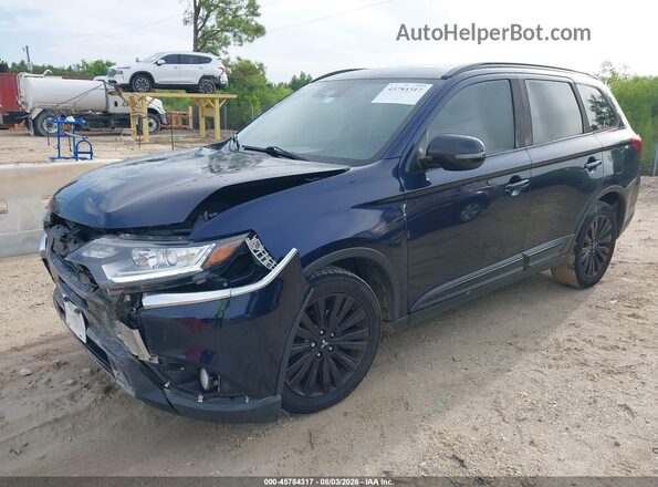 JA4AD3A3XLZ036713 2020 MITSUBISHI OUTLANDER Blue წინა მარცხენა ხედი სამი მეოთხედიდან