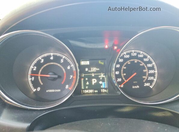 JA4AJ4AW2KU600939 2019 MITSUBISHI RVR Black Вид щитка приладів