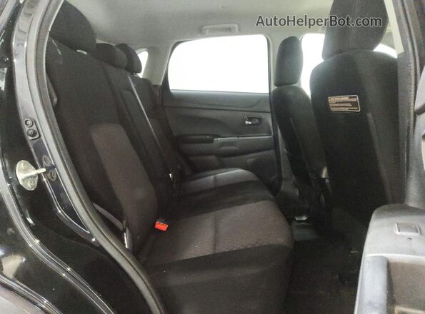 JA4AP3AU0HZ005395 2017 MITSUBISHI OUTLANDER Black Вид задньої частини салону