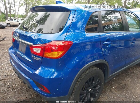 JA4AP3AU1JU006641 2018 MITSUBISHI OUTLANDER SPORT Blue Front view