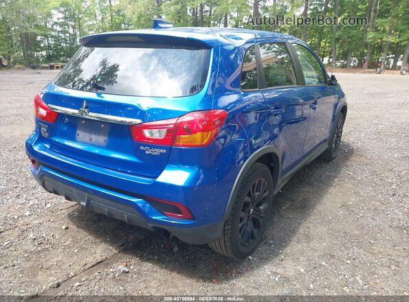 JA4AP3AU1JU006641 2018 MITSUBISHI OUTLANDER SPORT Blue Rear right