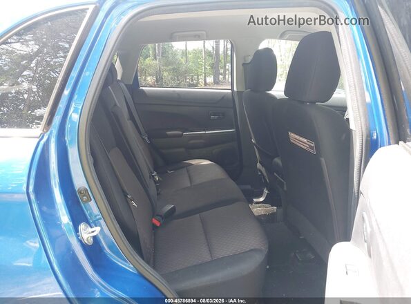 JA4AP3AU1JU006641 2018 MITSUBISHI OUTLANDER SPORT Blue VIN sticker view
