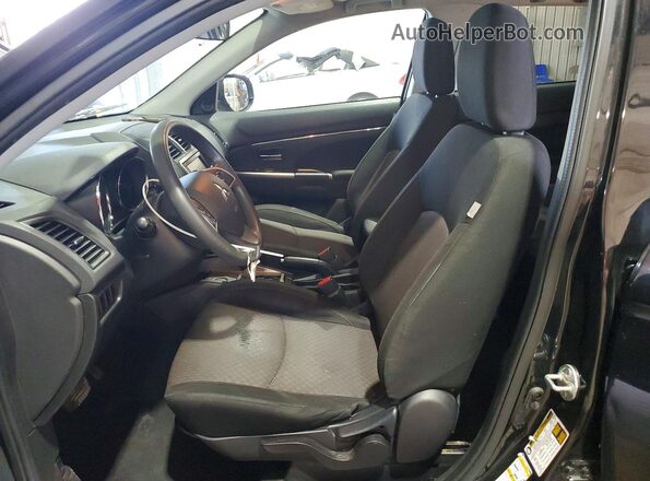JA4AP3AU1KU020265 2019 MITSUBISHI OUTLANDER Black წინა სალონის ხედი