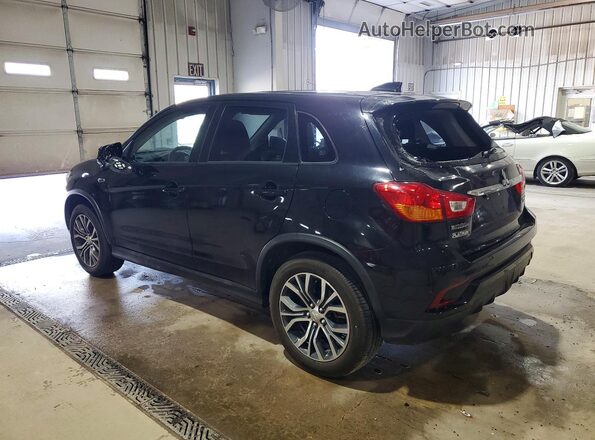 JA4AP3AU1KU020265 2019 MITSUBISHI OUTLANDER Black უკანა მარცხენა