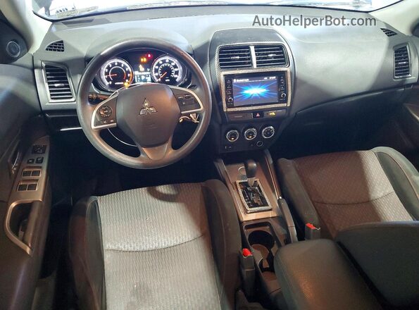 JA4AP3AU1KU020265 2019 MITSUBISHI OUTLANDER Black წინა პანელის ხედი