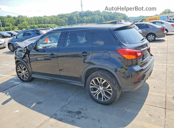 JA4AP3AU1KU024672 2019 MITSUBISHI OUTLANDER Black Trasero izquierdo