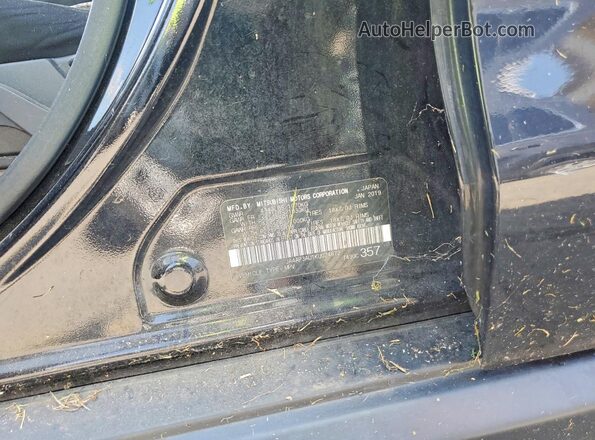 JA4AP3AU1KU024672 2019 MITSUBISHI OUTLANDER Black Vista de la etiqueta del VIN