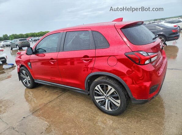 JA4AP3AU1LU017142 2020 MITSUBISHI OUTLANDER Red Задня ліва чверть