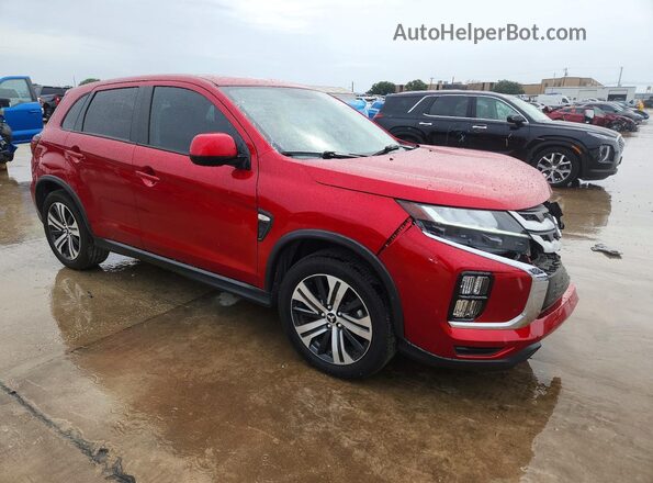 JA4AP3AU1LU017142 2020 MITSUBISHI OUTLANDER Red Передня права чверть