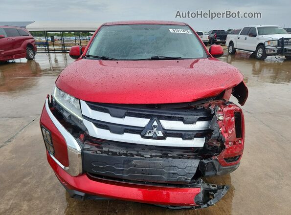 JA4AP3AU1LU017142 2020 MITSUBISHI OUTLANDER Red Вид спереду