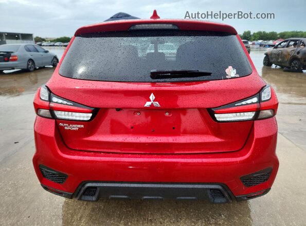 JA4AP3AU1LU017142 2020 MITSUBISHI OUTLANDER Red Вид ззаду