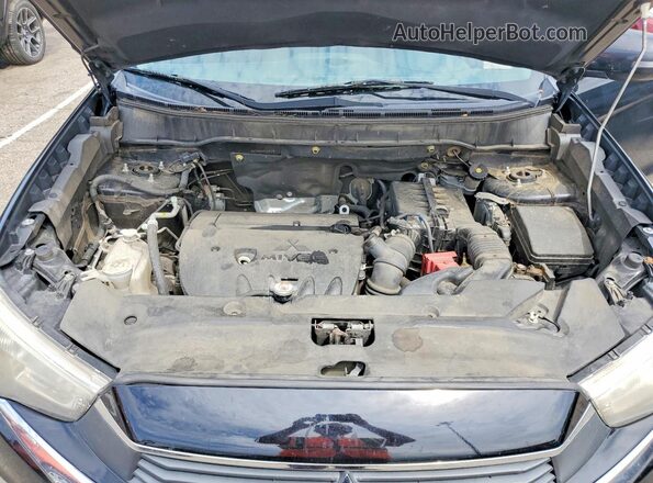 JA4AP3AU2GZ058243 2016 MITSUBISHI OUTLANDER Black ძრავის განყოფილების ხედი