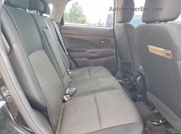 JA4AP3AU2GZ058243 2016 MITSUBISHI OUTLANDER Black უკანა სალონის ხედი