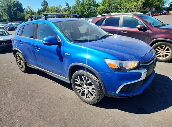 JA4AP3AU2JU020466 2018 MITSUBISHI OUTLANDER Blue Առջևի աջ