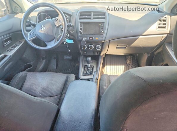 JA4AP3AU2JU020466 2018 MITSUBISHI OUTLANDER Blue Առջևի վահանակի տեսք