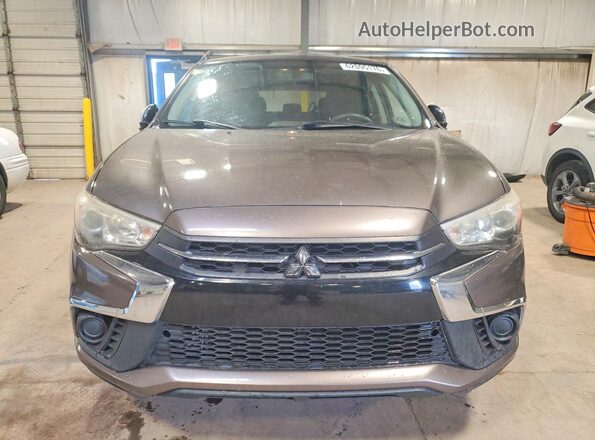 JA4AP3AU2JU025005 2018 MITSUBISHI OUTLANDER Gray Դիմացի տեսք