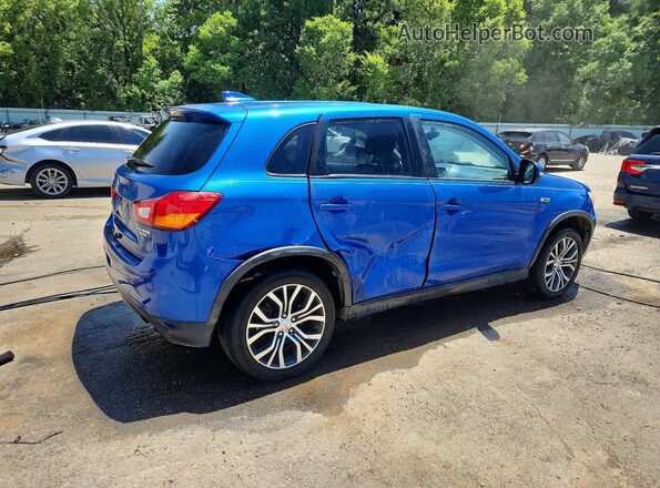 JA4AP3AU3HZ041937 2017 MITSUBISHI OUTLANDER Blue Tył prawy
