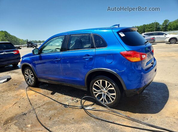 JA4AP3AU3HZ041937 2017 MITSUBISHI OUTLANDER Blue Tył lewy