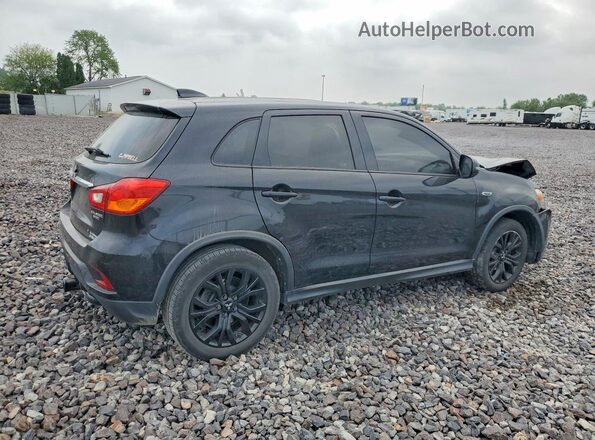 JA4AP3AU3JZ024349 2018 MITSUBISHI OUTLANDER Black Հետևի աջ