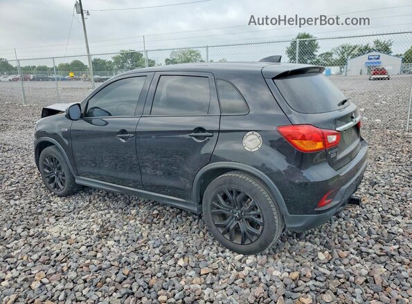 JA4AP3AU3JZ024349 2018 MITSUBISHI OUTLANDER Black Հետևի ձախ